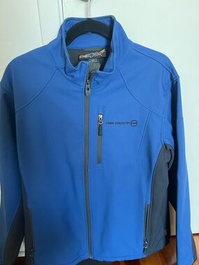 Free Country Blue Performance Softshell Jacket